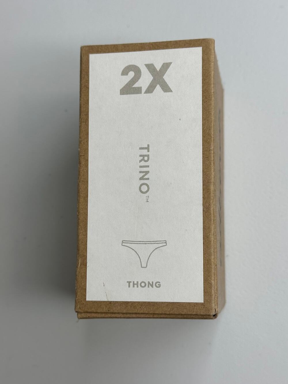 Allbirds Trino Thong Panty Cream 2XL NWT Eucalyptus Merino Wool Discontinued 2X